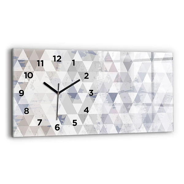 Horizontale Uhr mit motiv Geometrisches Muster