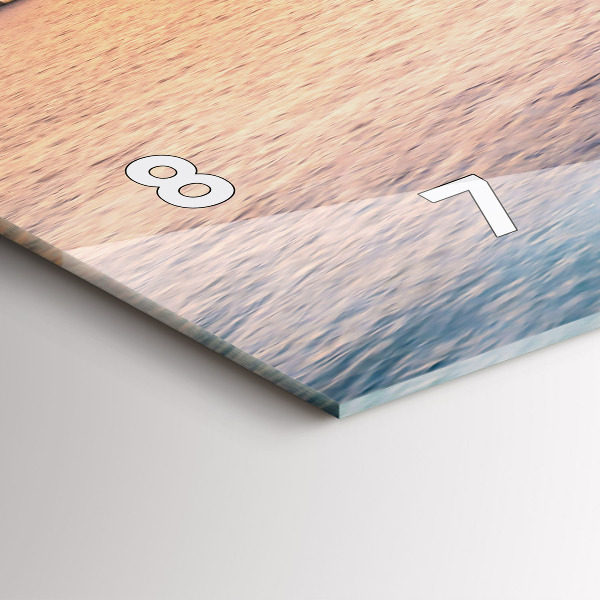 Horizontale Uhr Sonnenuntergang auf den Malediven