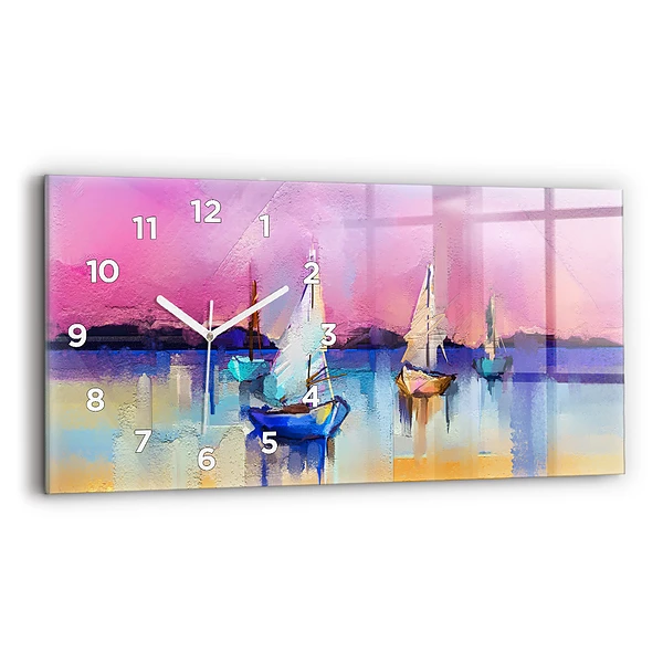 Horizontale Uhr Meereslandschaft