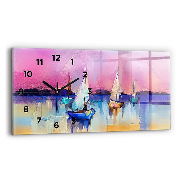 Horizontale Uhr Meereslandschaft