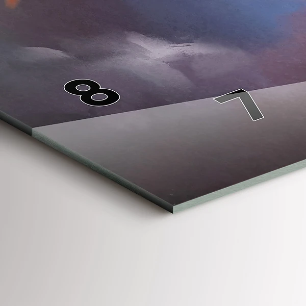 Horizontale Uhr mit motiv Junge mit Flügeln
