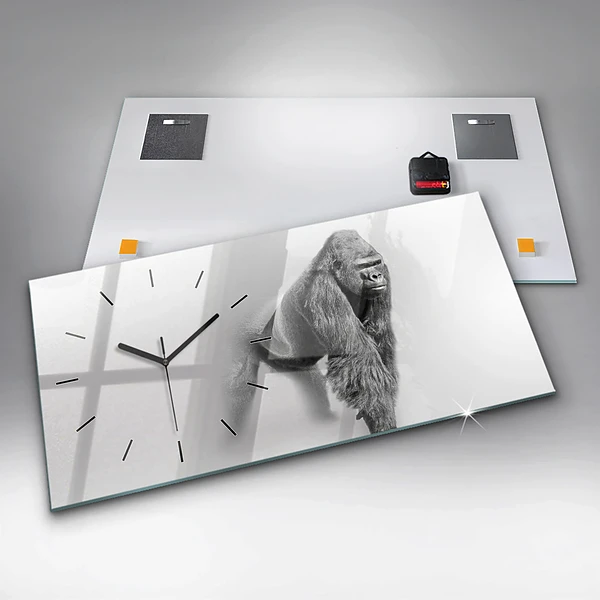 Horizontale Uhr mit motiv Tierische Kunstsammlung