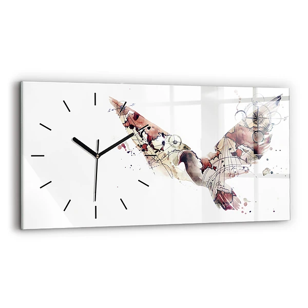 Horizontale Uhr mit motiv Abstrakte Ansicht