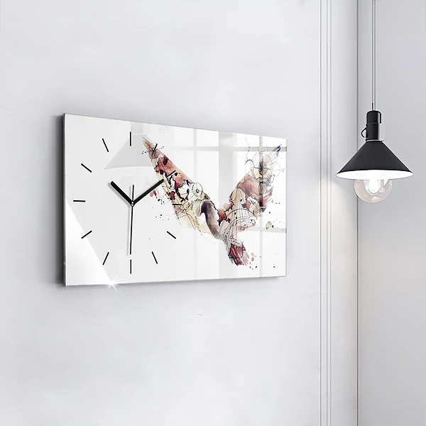 Horizontale Uhr mit motiv Abstrakte Ansicht