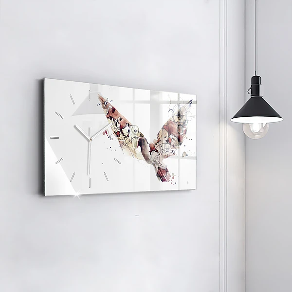 Horizontale Uhr mit motiv Abstrakte Ansicht