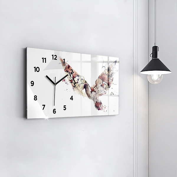 Horizontale Uhr mit motiv Abstrakte Ansicht