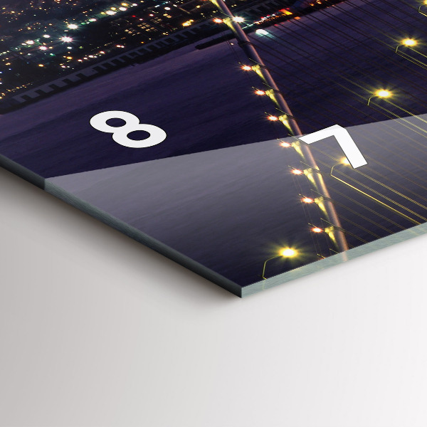 Horizontale Uhr mit motiv Sonnenuntergang in den USA