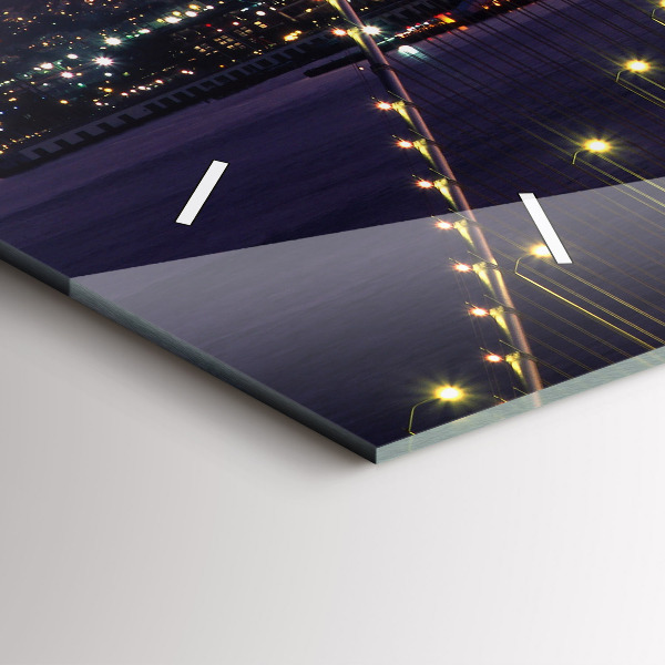 Horizontale Uhr mit motiv Sonnenuntergang in den USA