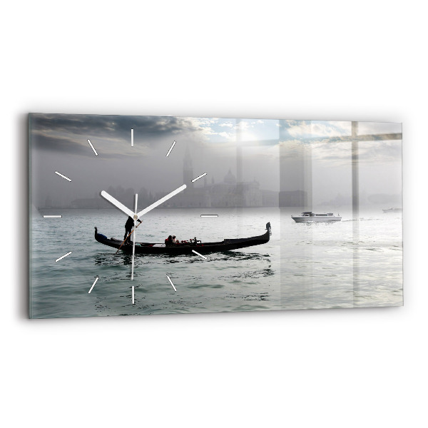 Horizontale Uhr Venedig Gondel