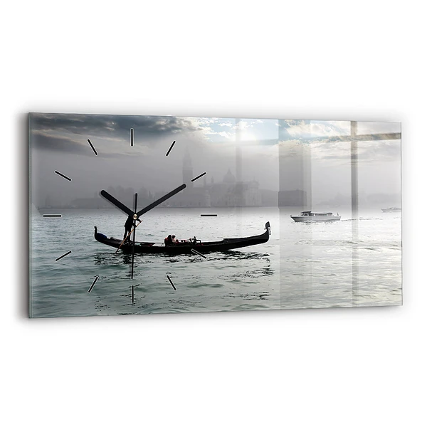 Horizontale Uhr Venedig Gondel