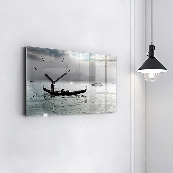 Horizontale Uhr Venedig Gondel