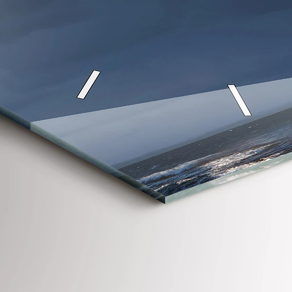 Horizontale Uhr mit motiv Leuchtturm