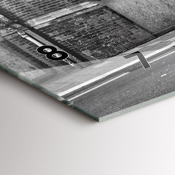 Horizontale Uhr Roter Doppeldeckerbus