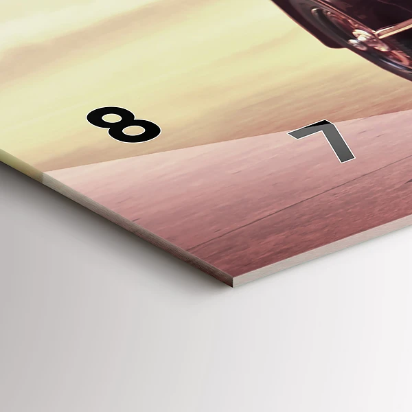 Horizontale Uhr mit motiv Oldtimer