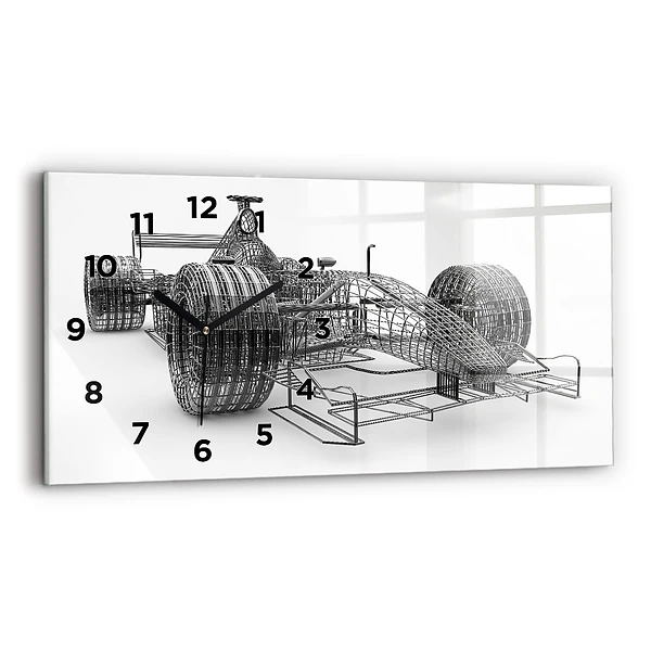 Horizontale Uhr Aufbau des F1-Wagens