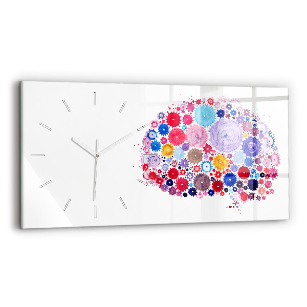 Horizontale Uhr Bunte abstrakte Illustration
