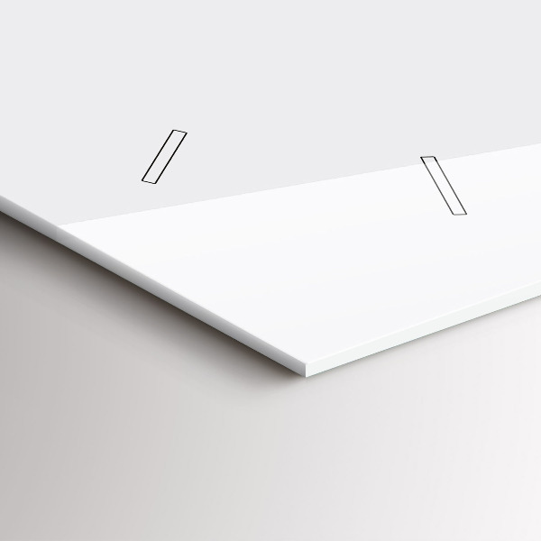 Horizontale Uhr mit motiv Gemälde Wüsteninsel