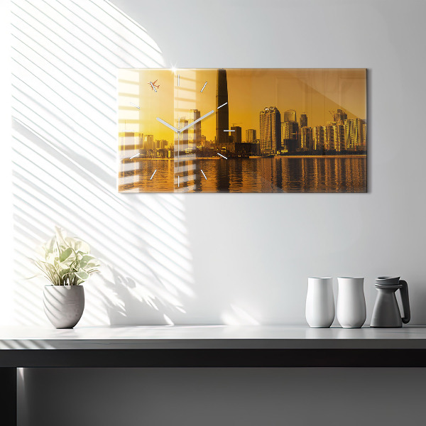 Horizontale Uhr mit motiv Zhujiang-Fluss China