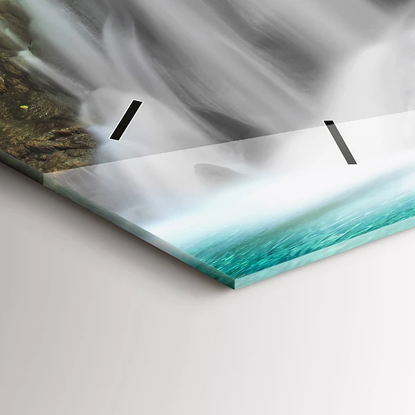 Horizontale Uhr mit motiv Wasserfall in Thailand