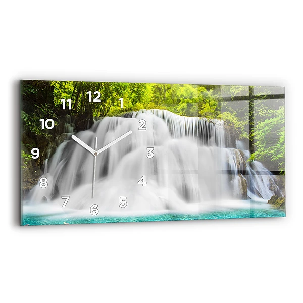 Horizontale Uhr mit motiv Wasserfall in Thailand