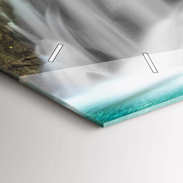 Horizontale Uhr mit motiv Wasserfall in Thailand