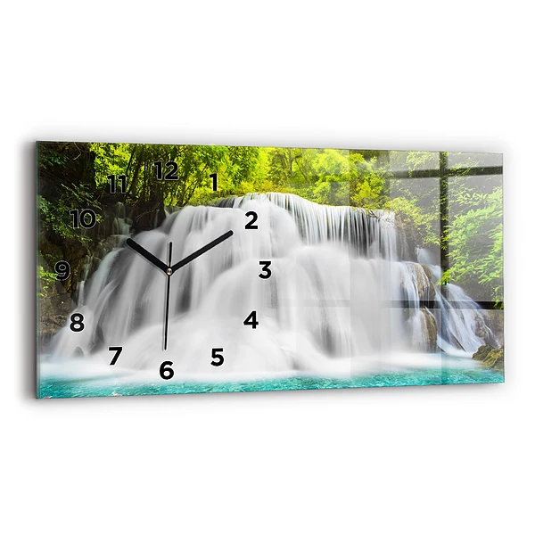 Horizontale Uhr mit motiv Wasserfall in Thailand