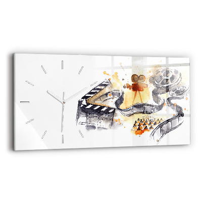 Horizontale Uhr mit motiv Kinematographie Kamera