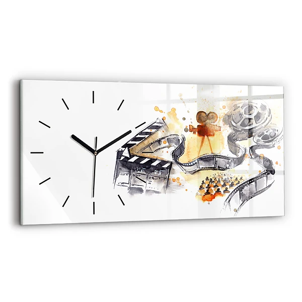 Horizontale Uhr mit motiv Kinematographie Kamera