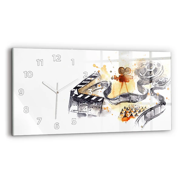 Horizontale Uhr mit motiv Kinematographie Kamera