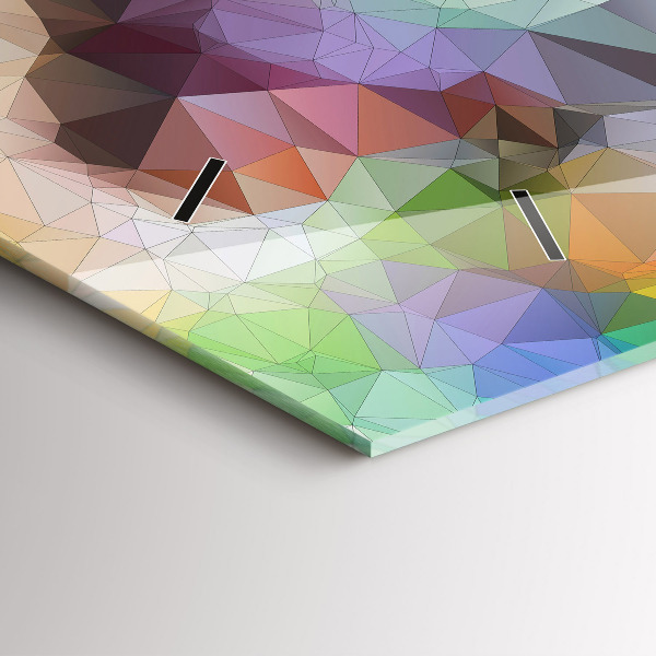 Horizontale Uhr Farbiges menschliches Auge