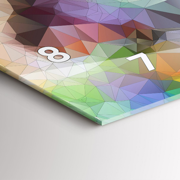 Horizontale Uhr Farbiges menschliches Auge