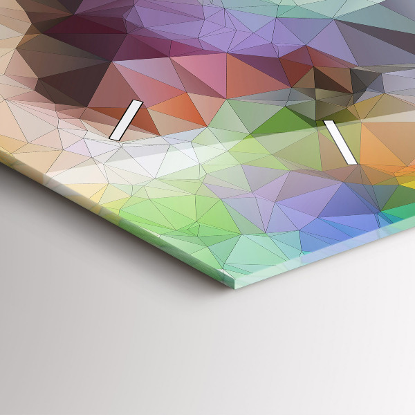 Horizontale Uhr Farbiges menschliches Auge