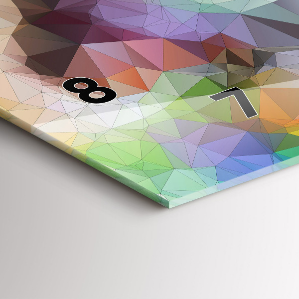 Horizontale Uhr Farbiges menschliches Auge