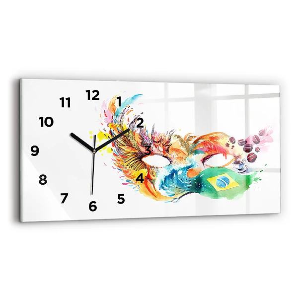 Horizontale Uhr Kultur - Flagge von Brasilien
