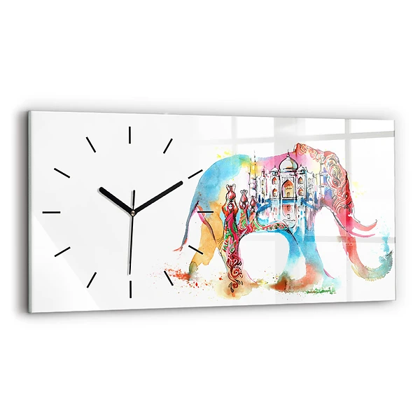 Horizontale Uhr mit motiv Kultur von Indien