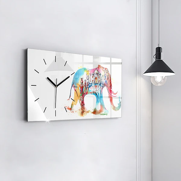 Horizontale Uhr mit motiv Kultur von Indien