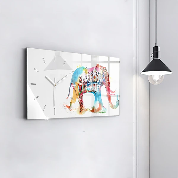 Horizontale Uhr mit motiv Kultur von Indien