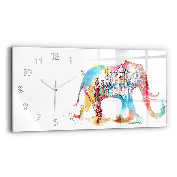 Horizontale Uhr mit motiv Kultur von Indien