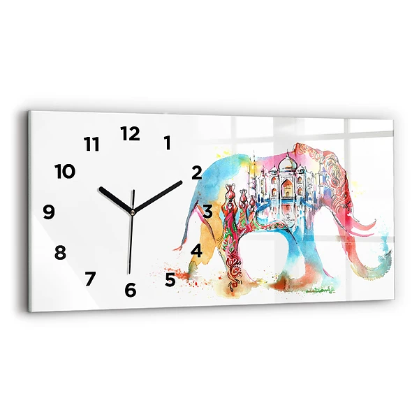 Horizontale Uhr mit motiv Kultur von Indien