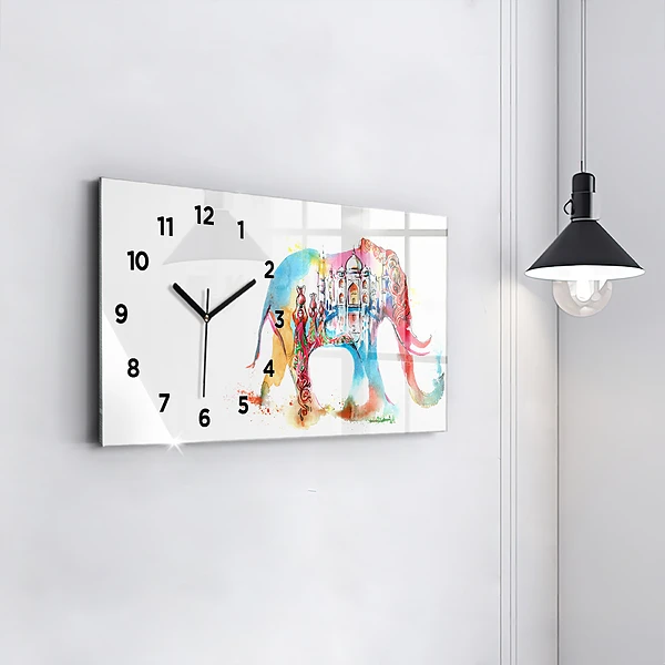 Horizontale Uhr mit motiv Kultur von Indien