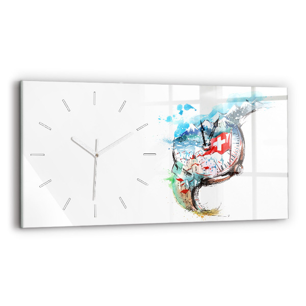 Horizontale Uhr Schweizer Uhr