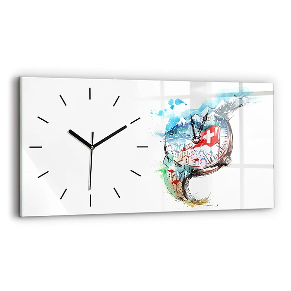 Horizontale Uhr Schweizer Uhr