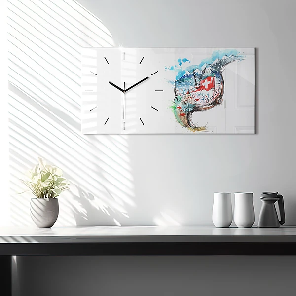 Horizontale Uhr Schweizer Uhr
