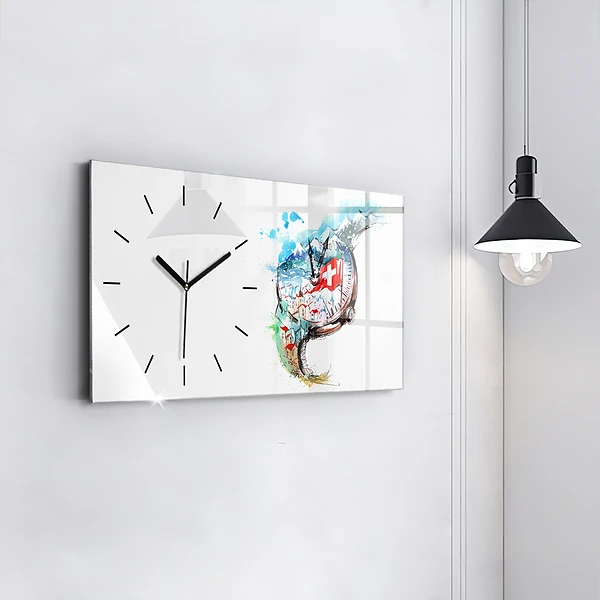 Horizontale Uhr Schweizer Uhr