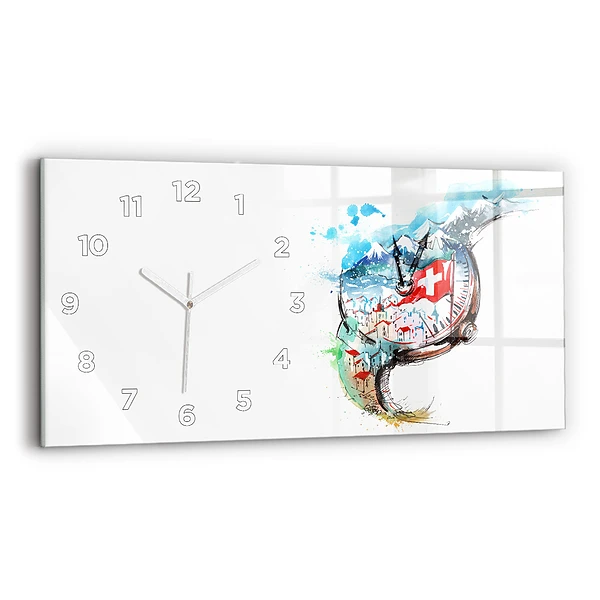 Horizontale Uhr Schweizer Uhr