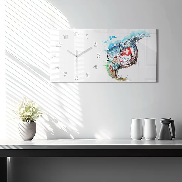 Horizontale Uhr Schweizer Uhr