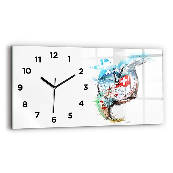 Horizontale Uhr Schweizer Uhr