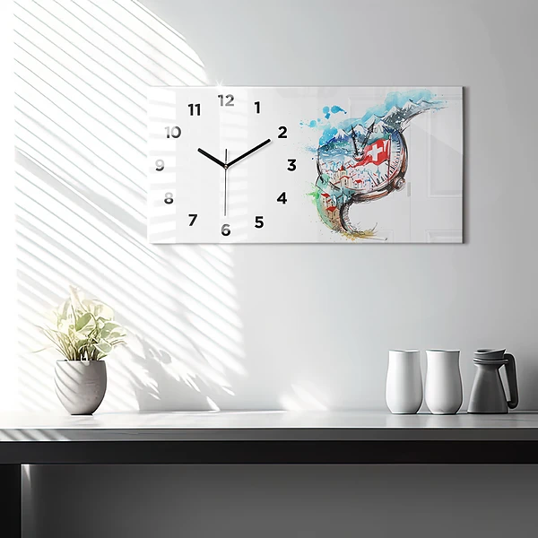 Horizontale Uhr Schweizer Uhr