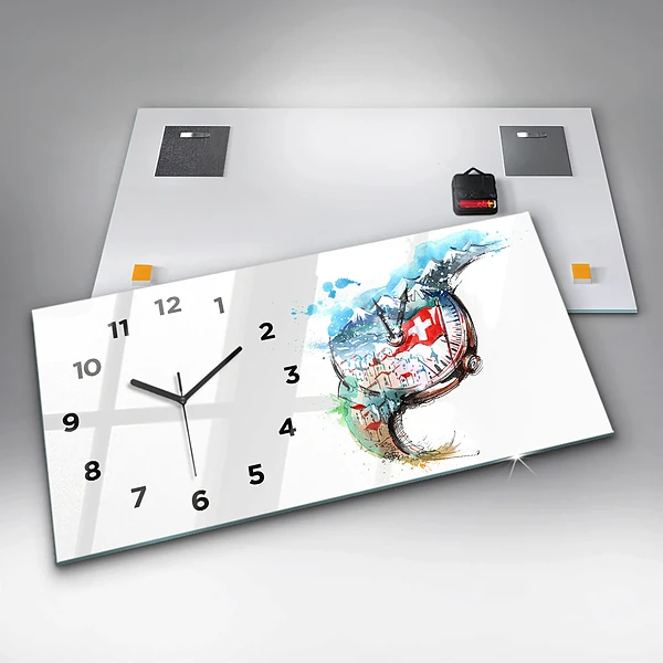 Horizontale Uhr Schweizer Uhr