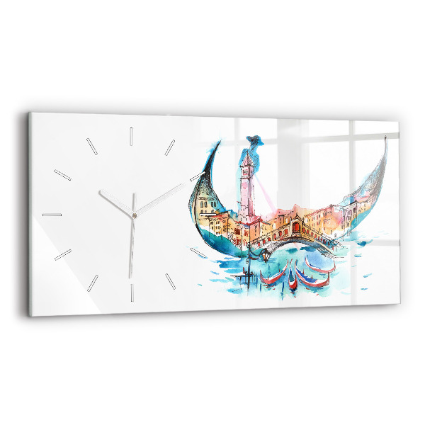 Horizontale Uhr mit motiv Italien - Die venezianische Gondel
